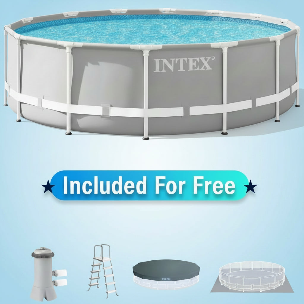 14ft x 42in Above Ground Swimming Pool Set