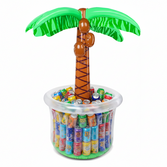 60in Inflatable Palm Tree Drink Cooler – Tropical Luau & Hawaiian Party Decoration