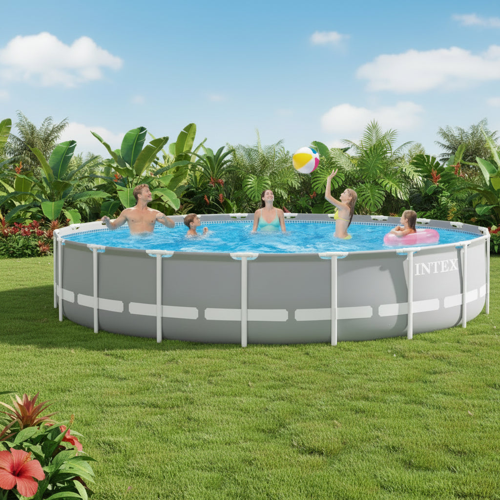 14ft x 42in Above Ground Swimming Pool Set